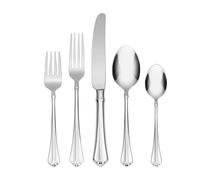 Oneida Juilliard 5-Piece 18/10 Silverware Set for 1, Flatware | silver, dishwasher safe | includes knives, forks, and spoons | heavy duty, cutlery set, utensil set, wedding silverware