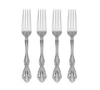 Oneida Michelangelo Fine Flatware Dinner Fork, Set of 4, 18/10 Stainless Steel, Silverware Set, Dishwasher Safe
