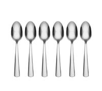 Oneida Nocha Everyday Flatware Cocktail Spoons, Set of 6 18/0 Stainless Steel, Silverware Set