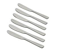 Oneida Nocha Everyday Flatware Cocktail Spreaders, Set of 6, 18/0 Stainless Steel, Silverware Set