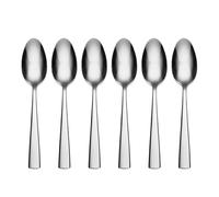 Oneida Nocha Everyday Flatware Dinner Spoons, Set of 6 18/0 Stainless Steel, Silverware Set