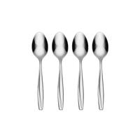Oneida T222004C Camlynn Everyday Flatware Teaspoons, Set of 4, 18/0 Stainless Steel, Silverware Set