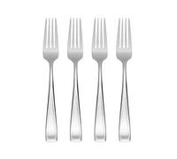 Oneida T711004H Moda Fine Flatware Dinner Fork, Set of 4, 18/10 Stainless Steel, Silverware Set