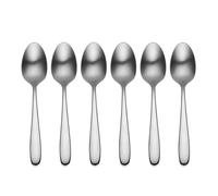 Oneida H282006E Vale Everyday Flatware Teaspoons, Set of 6, 18/0 Stainless Steel, Silverware Set