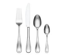 Oneida Voss 24 Piece Cutlery Set - Stainless Steel Cutlery Set for 6, Heavy Weight & Mirror Finish, Rust Resistant & Dishwasher Safe Flatware, Silver