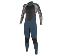 O'NEILL 2025 Junior Epic 4/3mm Back Zip Neoprene 4216BG - Copen Blue/Painted Tropics