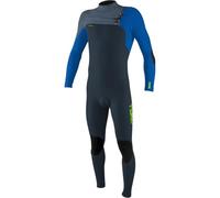 O'NEILL 2025 Junior Hyperfreak 5350 Neoprene Wetsuit Chest Zip 3/2 + mm - Dark Orion/Deep Sea/Copen Blue