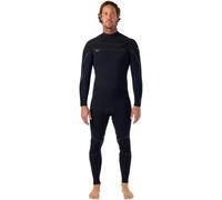 O'NEILL 2025 Mens Hyperfreak Fire 4/3+mm Chest Zip Wetsuit - Black/Black