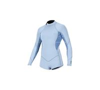 O'NEILL 2026 Junior Bahia 2/1mm Back Zip Long Sleeve Springsuit Wetsuit - Chmbyblu/Surf Abstract/Chmbyblu