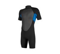 O'NEILL 2026 Junior Reactor-2 2mm Back Zip Shorty Neoprene 5045B - Black/Ocean