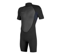 O'NEILL 2026 Junior Reactor-2 2mm Back Zip Shorty Wetsuit - Black/Slate