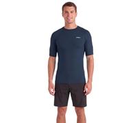 O'NEILL 2026 Mens Basic Skins Short Sleeve Rash Vest - Canal Blue