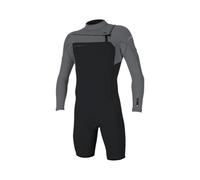 O'NEILL 2026 Mens Hammer 2mm Chest Zip Long Sleeve Springsuit Wetsuit - Tempered Steel/Smoke/Smoke