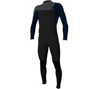 O'NEILL 2026 Mens Hammer 3/2mm Chest Zip Wetsuit - Black/Abyss/Graphite
