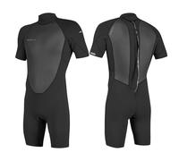 O'NEILL 2026 Mens Reactor-2 2mm Back Zip Shorty Wetsuit - Black/Black