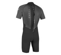 O'NEILL 2026 Mens Reactor-2 2mm Back Zip Shorty Wetsuit - Black/Graphite