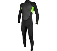O'NEILL 2026 Mens Reactor-2 3/2mm Back Zip Wetsuit - Black/Day Glow