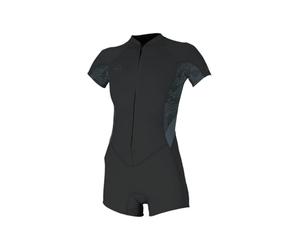 O'NEILL 2026 Womens Bahia 2/1mm Front Zip Springsuit Wetsuit - Tempered Steel/Shaded Island Sky/Shade