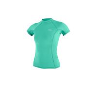 O'NEILL 2026 Womens Basic Skins Short Sleeve Rash Vest - Light Aqua