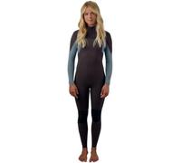 O'NEILL 2026 Womens Hyperfreak 3/2mm+ Chest Zip Wetsuit - Arabica/Trade Winds