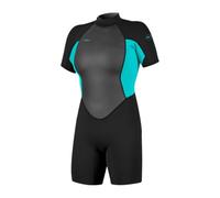 O'NEILL 2026 Womens Reactor-2 2mm Back Zip Shorty Wetsuit - Black/Punk Pink
