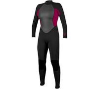 O'NEILL 2026 Womens Reactor-2 3/2mm Back Zip Wetsuit - Black/Punk Pink