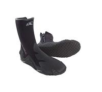 O'Neill 5mm Wetsuit Boots with Zip - Black, Size UK 10
