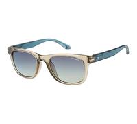 O'NEILL 9030 Women's Polarized Square Sunglasses, Gloss Crystal Birch/Blue Crystal, 52 mm