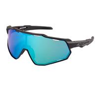 O'NEILL 9040 Sports Wrap Shield Sunglasses for Men, Women UV400 Protection for Cycling, Running, 141mm, Blue Mirror Lens