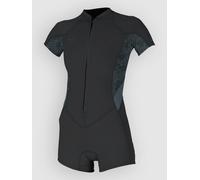 O'NEILL 2026 Womens Bahia 2/1mm Front Zip Springsuit Wetsuit - Tempered Steel/Shaded Island Sky/Shade