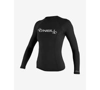 O´neill Wetsuits Basic Skins Crew Long Sleeve Rash Guard Black XL Woman