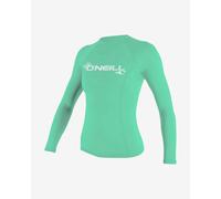 O'Neill Basic Skins Long Sleeve T-Shirt Turquoise Green Women - XL