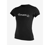 O´neill Wetsuits Basic Skins Rash Tee Short Sleeve Rash Guard Black XL Woman