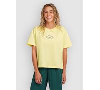O´neill Boxy Back Print Short Sleeve T-shirt Yellow M Woman