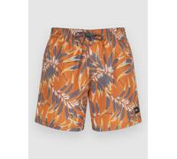 O'Neill Cali Floral 16'' Boardshorts orange dipped leaves M