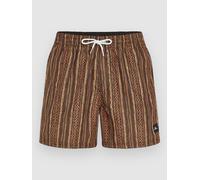 O'Neill Cali Print 15'' Boardshorts orange pressed lines XS