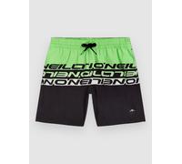 O'Neill Cali Stripe 14" Kids Boardshorts green upside down 164