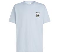 O´neill Chest Print Short Sleeve T-shirt Blue M Men