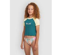 O´neill Color Block Rib Short Sleeve T-shirt Blue 7-8 Years Girl