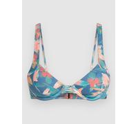 O'Neill Elsie Underwire C-Cup Bikini Top blue painted tropics 38