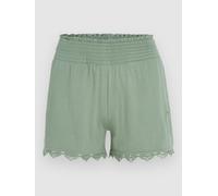 O'Neill Essentials Ava Smocked Shorts lily pad M