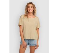 O´neill Essentials Script Scoop Neck Short Sleeve T-shirt Yellow XS Woman