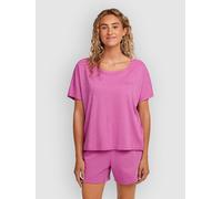 O´neill Essentials Script Scoop Neck Short Sleeve T-shirt Pink L Woman