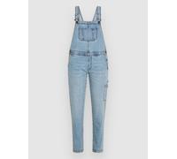 O´neill Essentials Twill Sleeveless Overall Blue L Woman