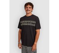 O´neill Flower Stripe Short Sleeve T-shirt Black L Men