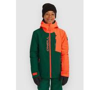 O´neill Fwc Cruz Block Snow Jacket Green,Orange 13-14 Years Boys,Girls