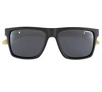 O'Neill Harwood 2.0 Polarized Sunglasses, Matte Black/Bamboo, Large