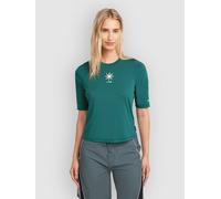 O´neill Hybrid Upf Polygiene Uv Short Sleeve T-shirt Green S Woman