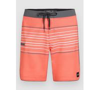O'Neill Hyperfreak Heat Stripe Scallop 18" Boardshor peach echo heat stripe 36