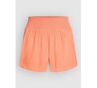O´neill Johnny Smocked Waist Shorts Orange L Woman